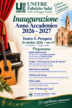 EVENTI UNITRE 2026-2027